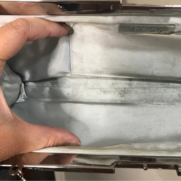 Kate Landry silver shoulder chain purse - Picture 11 of 11